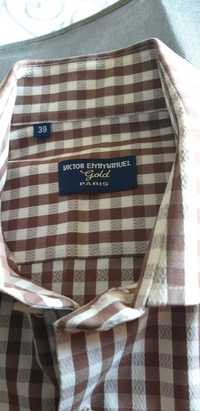 Camisa Victor Emmanuel gold homem 39