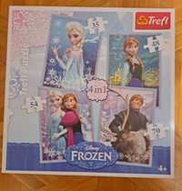 Puzzle Trefl Frozen 4in1