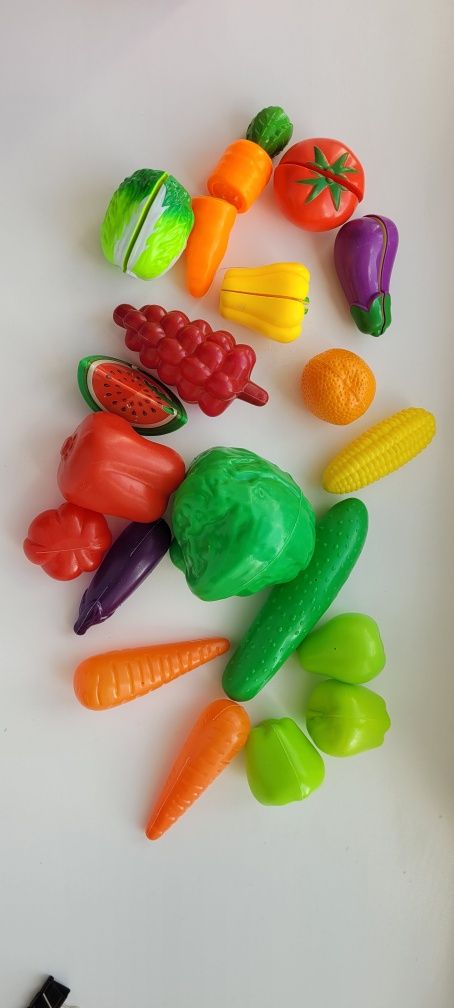 Овочі пластикові на липучках