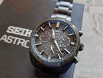 Nowy Seiko Astron Green Dial GPS Solar Watch SSH079J1