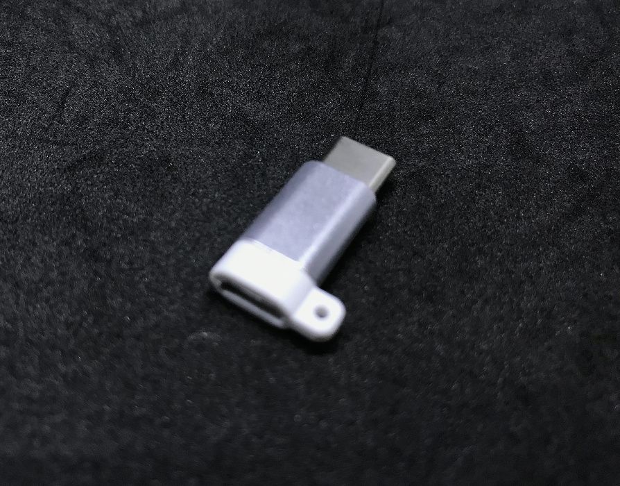 Porta-chaves Adaptador Type-C (USB-C) para Micro USB