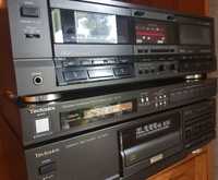 TECHNICS magnetofon tuner radio odtwarzacz cd oldskul vintage