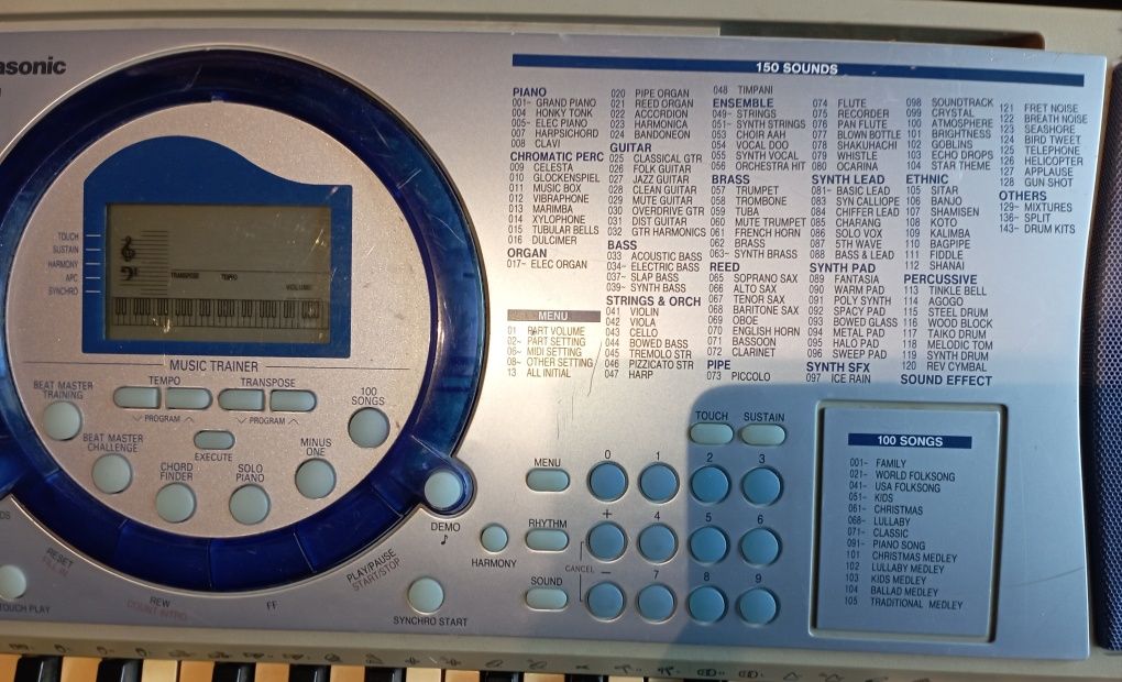 Keyboard Panasonic SX-KC211