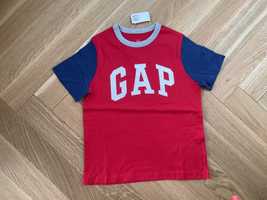 Nowa z metką bluzka Gap 5Y 110 czerwona t-shirt
