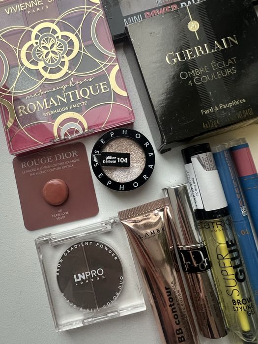 Dior, Guerlain, sephora декоративна косметика.