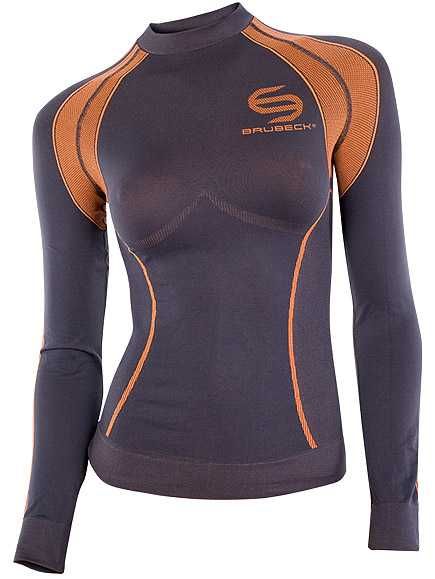 Bluza termoaktywna damska Thermo Brubeck LS00640 rozmiar S GRIGO