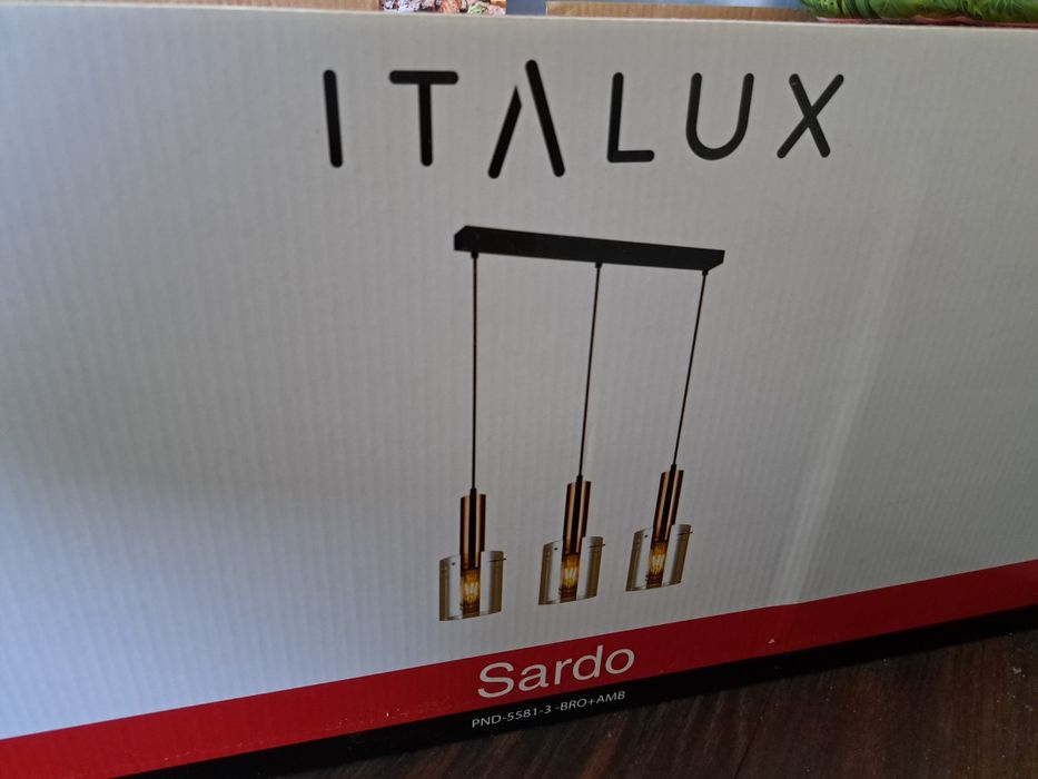 Lampa wisząca/Żyrandol Italux Sardo