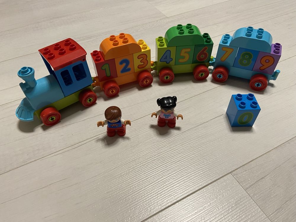 Lego duplo pociag z literkami