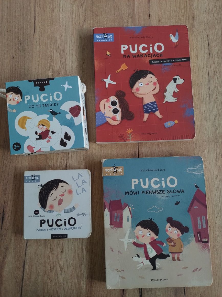PUCIO książki i puzle- pojedynczo lub w zestawie