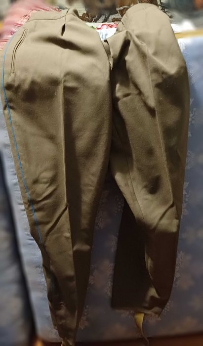 Галіфе військові зелені лампас синій Штани утеплені СРСР СССР