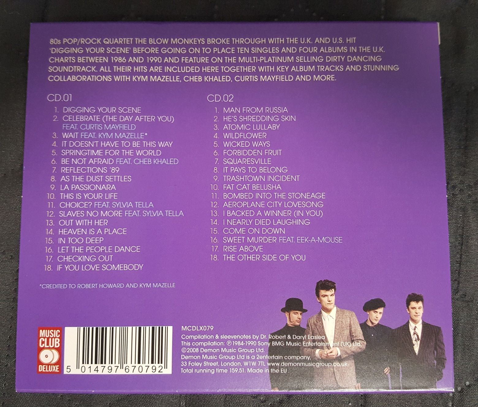 The Blow Monkeys The Best Of 2CD
