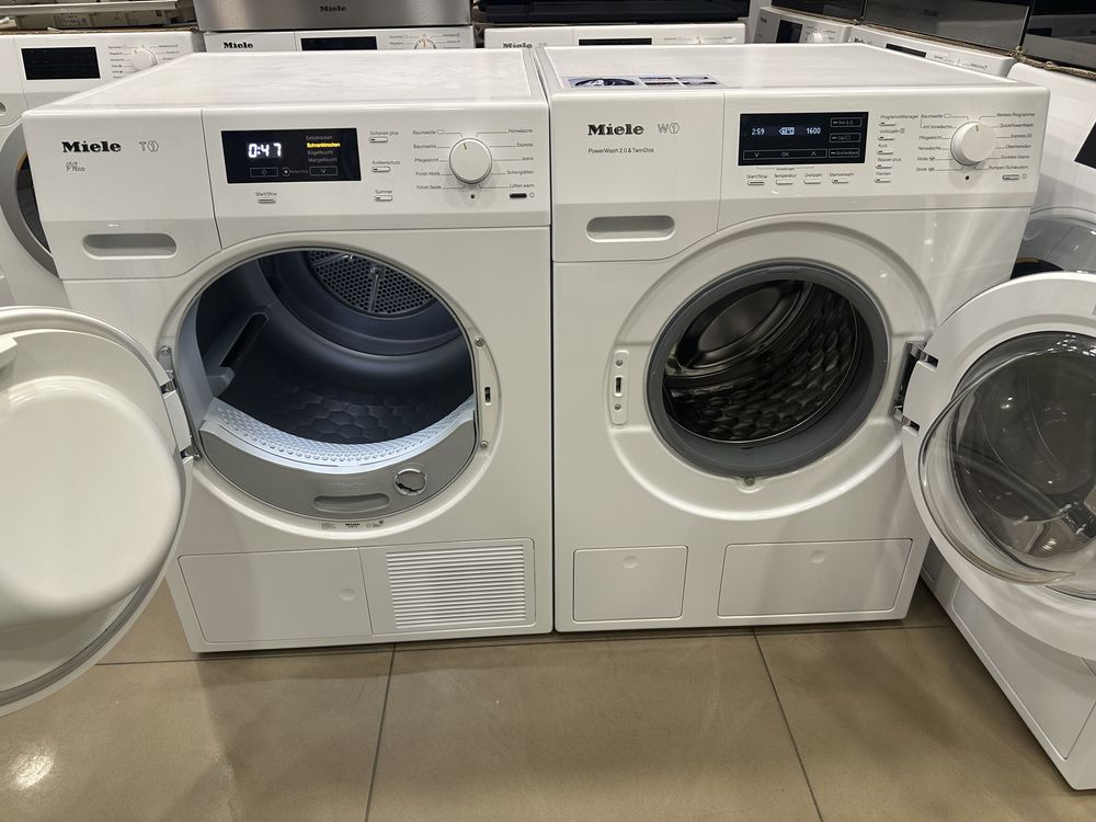 Комплект Miele :WKH 131 WPS + TKB 550 WP(Німеччина)8кг.Стан.Супер ціна