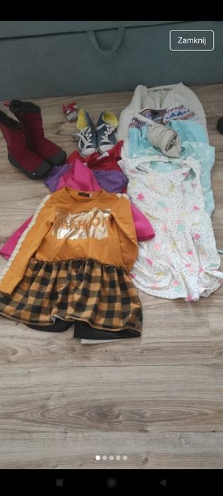 Paka ubranka dla dziewczynki