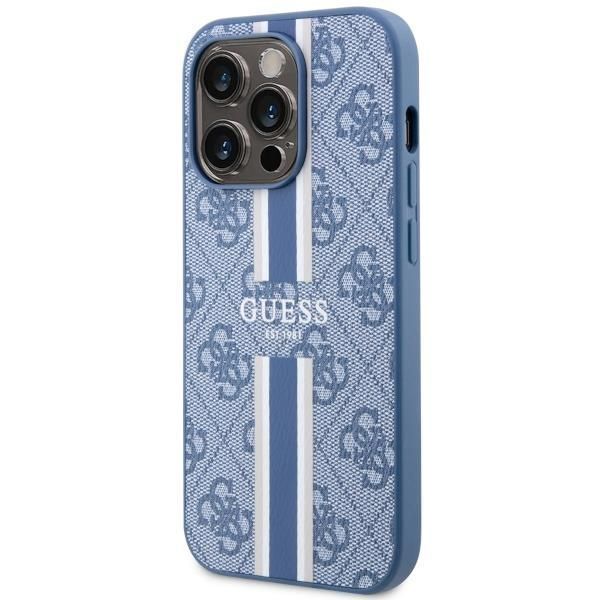 Etui Guess Guhmp14Lp4Rpsb Na iPhone 14 Pro - Niebieskie z Logo 4G