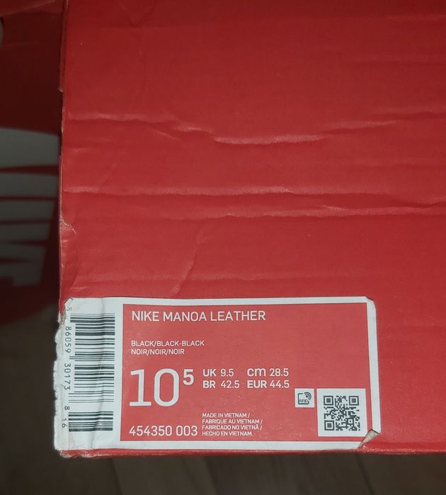 Черевики Nike Manoa Leather ботинки кросівки 454350-003