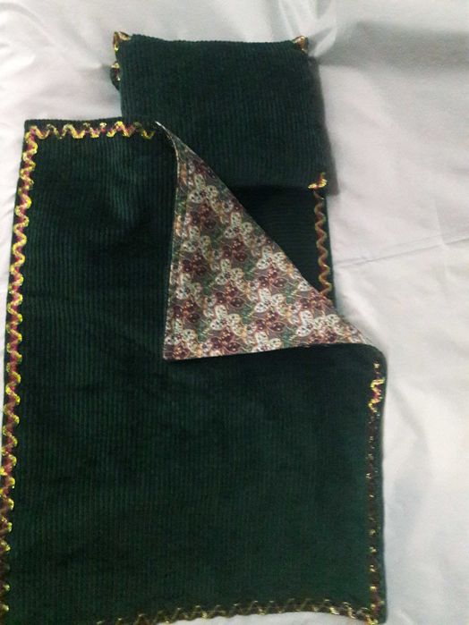 Постіль велюрова для ляльки зріст 45-47 см