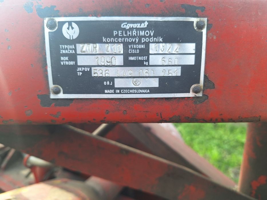 Kosiarka rotacyjna ztr 210 czeska