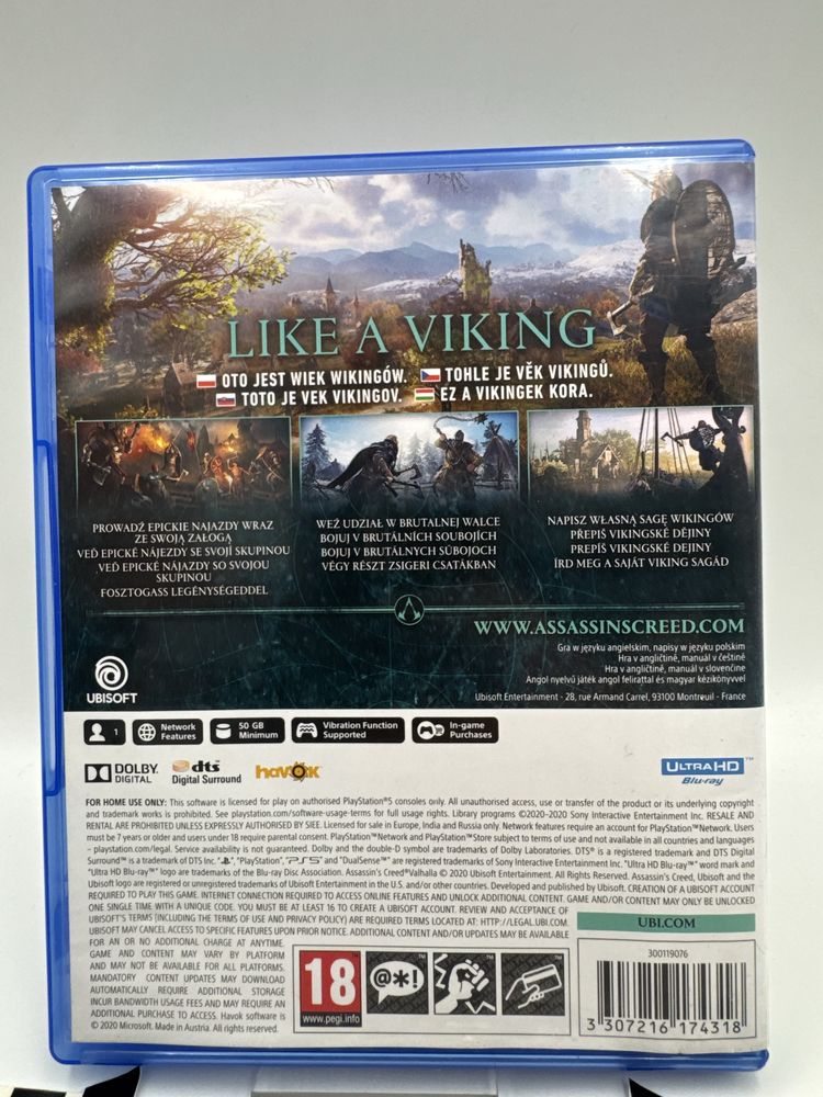 Assassisn Creed Valhalla Ps5 Gwarancja