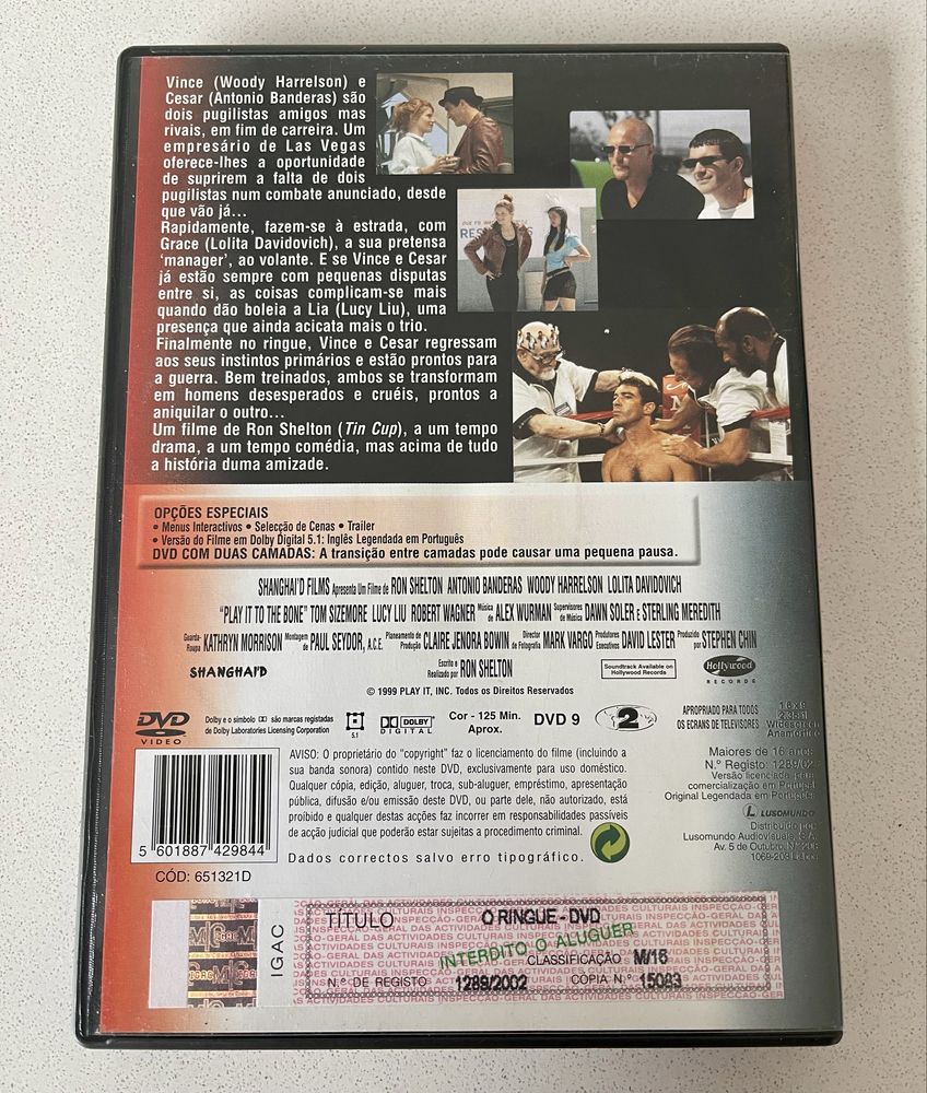 Filme. - O Ringue - DVD