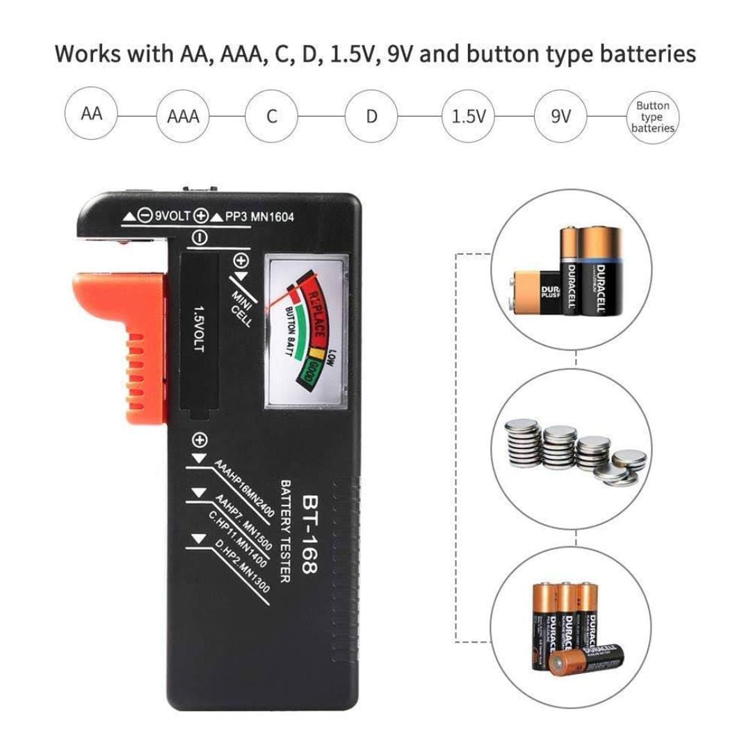 Tester baterii i akumulatorów BT-168
AA / AAA / R9 / R14 / R20