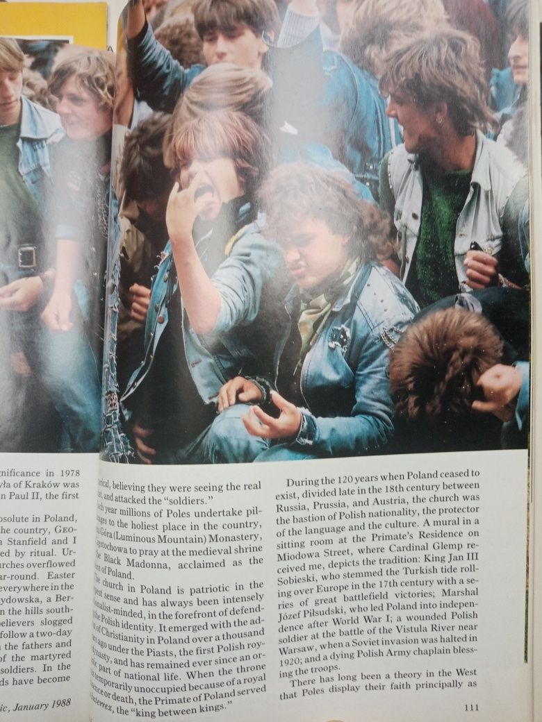 National Geographic miesięcznik antyk 1988 po angielsku unikat