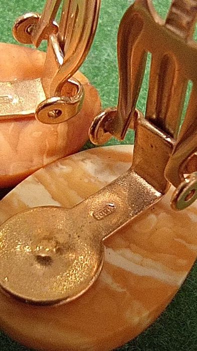 Продам кліпси пейзажний бурштин СРСР