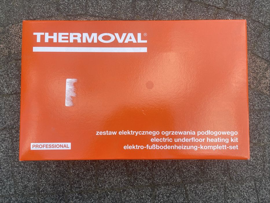 Zestaw elektrycznego ogrzewania podłogowego firmy Thermoval
