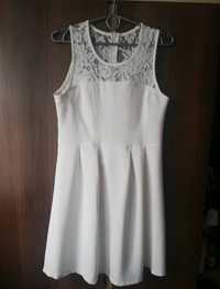 Sukienka biała, stan idealny