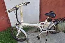 Rower elektryczny-składany