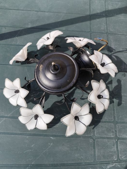 Candeeiro de teto flores