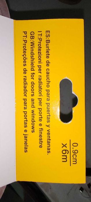 Fita de calafetagem Bossram Forma D