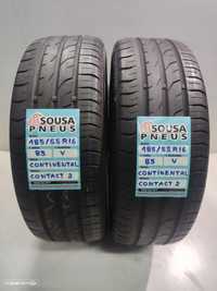 2 pneus semi novos 185-55r16 continental - oferta dos portes 80 EUROS