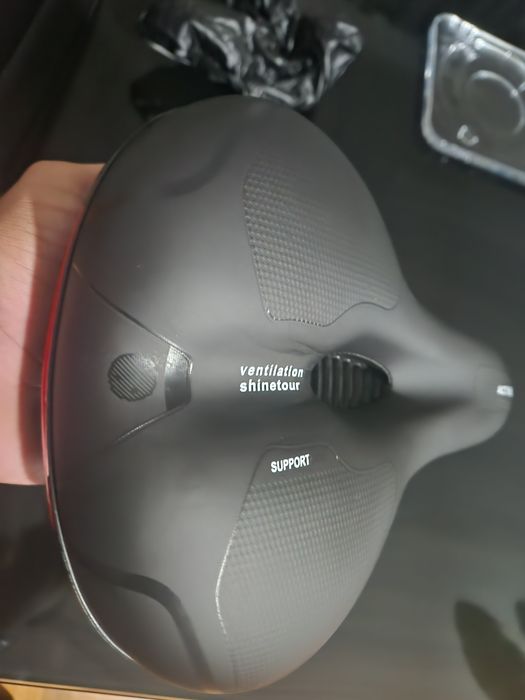 Selim de bicicleta ergonómico com ventilação-conforto premium