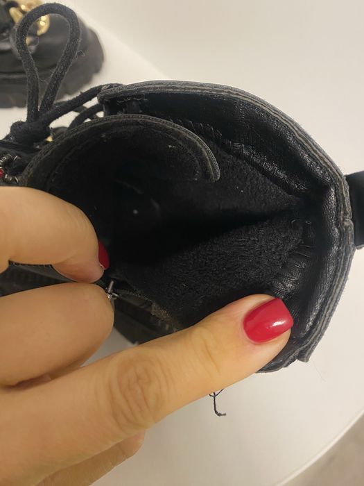 Демісезонні чобітки на флісі розмір 28