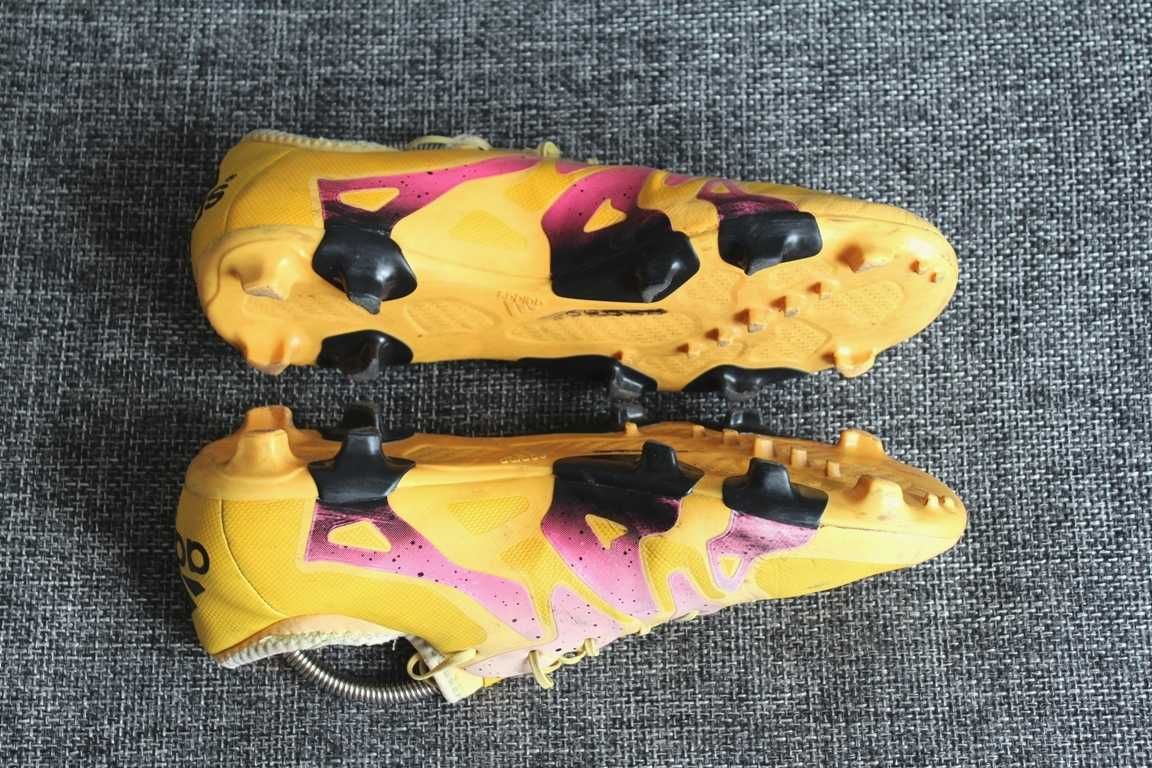 Копачки напівпрофі Adidas X 15.2 FG/AG Оригінал 45р 28.8см