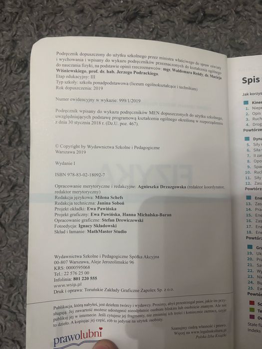 Podrecznik fizyka 1 zakres podstawowy wsip