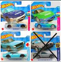 Hot wheels Nissan Skyline 2000 GT Mazda RX-7 Falken Dmc Delorean