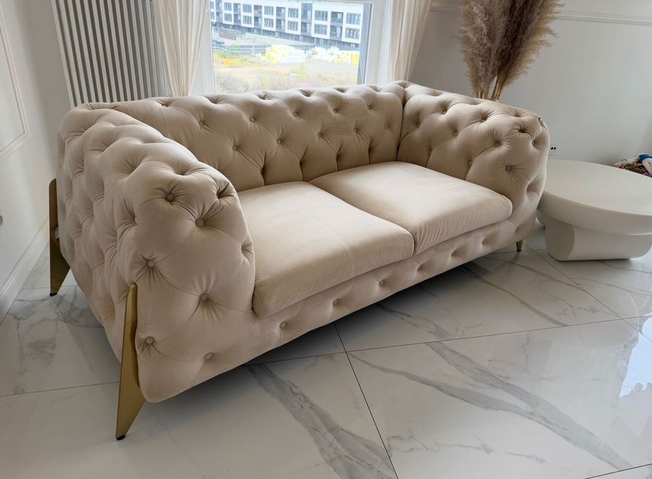 Sofa kanapa  2 osobowa chesterfield