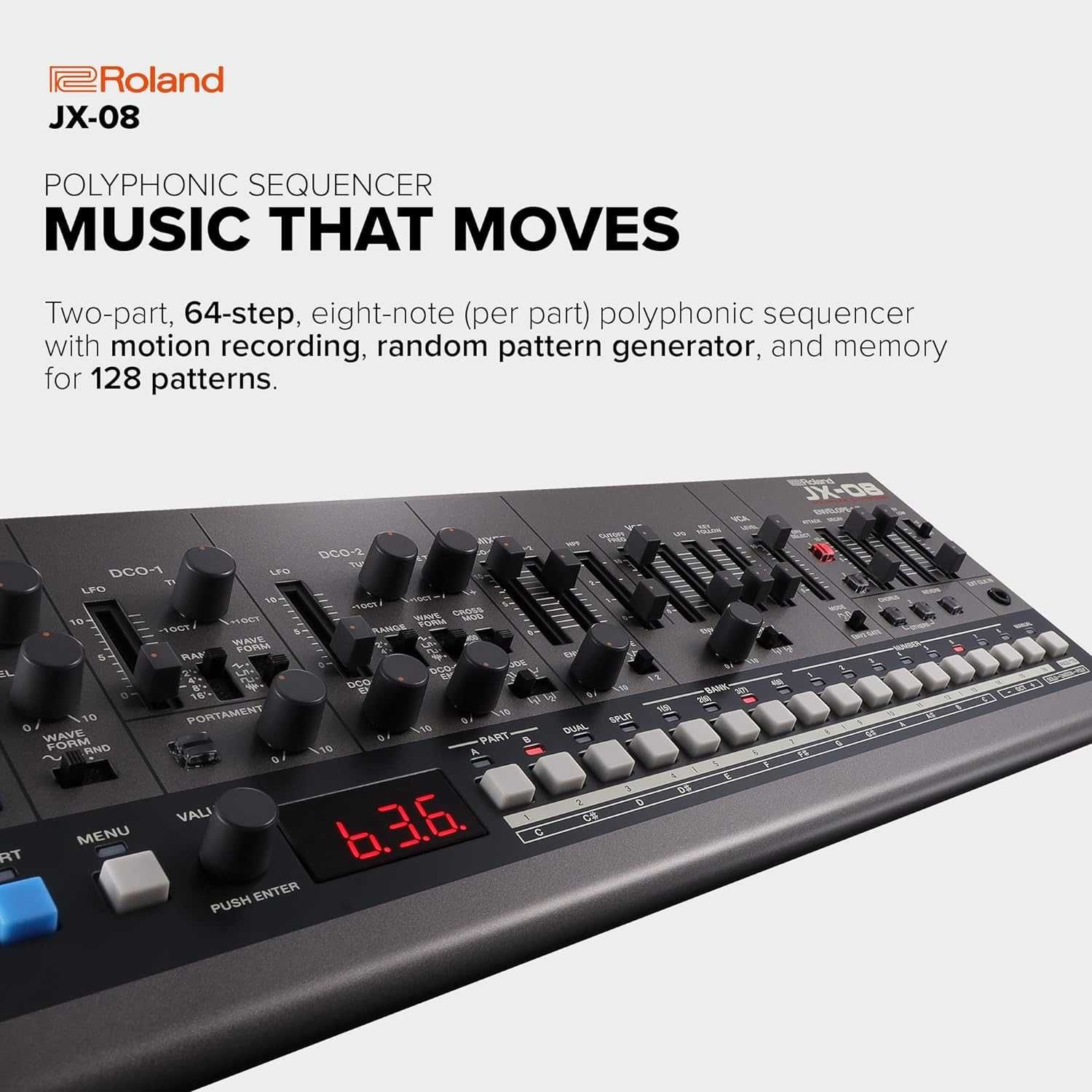 Roland JX-08 moduł dźwiękowy, brzmieniowy, syntezator. Nowy. Okazja GW