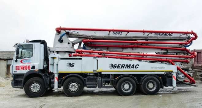 ПОСЛУГИ БЕТОНОНАСОСА Доставка та подача бетону