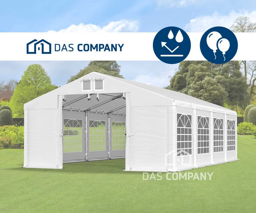 Namiot Imprezowy 5x8x2m CAŁOROCZNY Ogrodowy Wysyłka Gratis I 560 W