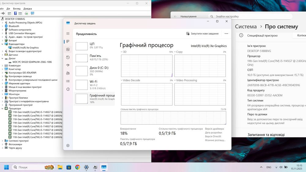 Свіжий мощний ноут 8ядер/i5/SSD/FullHD IPS/Type-C/Iris Xe/ноутбук для