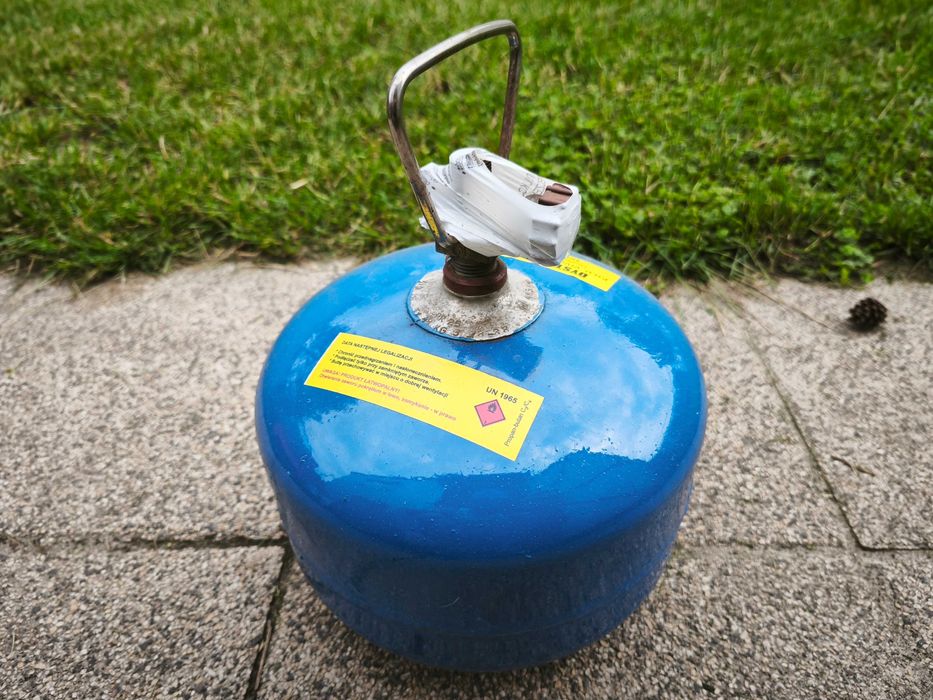 BUTLA TURYSTYCZNA gazowa z legalizacją świeżo nabita PEŁNA