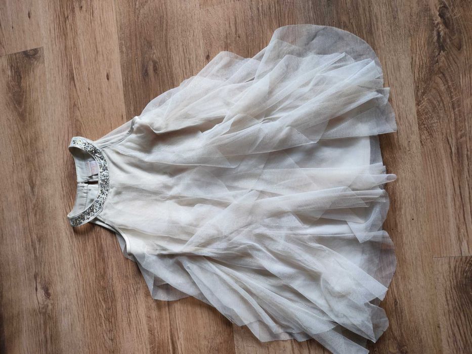 Śliczna sukienka tiulowa Savannah 122 cm