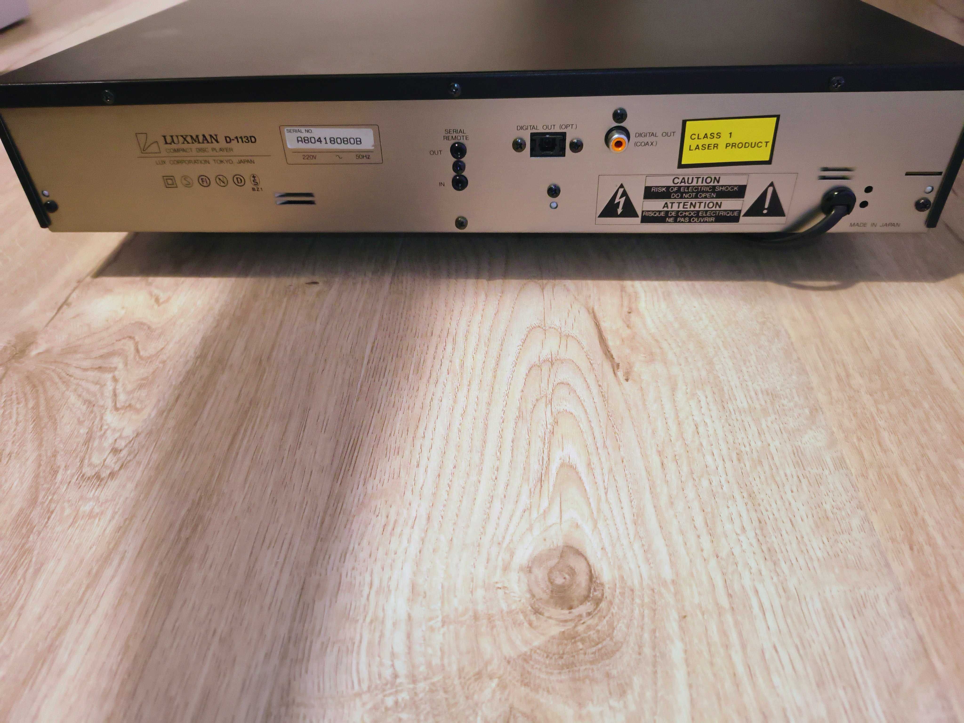 Odtwarzacz cd Luxman D-113D (transport)