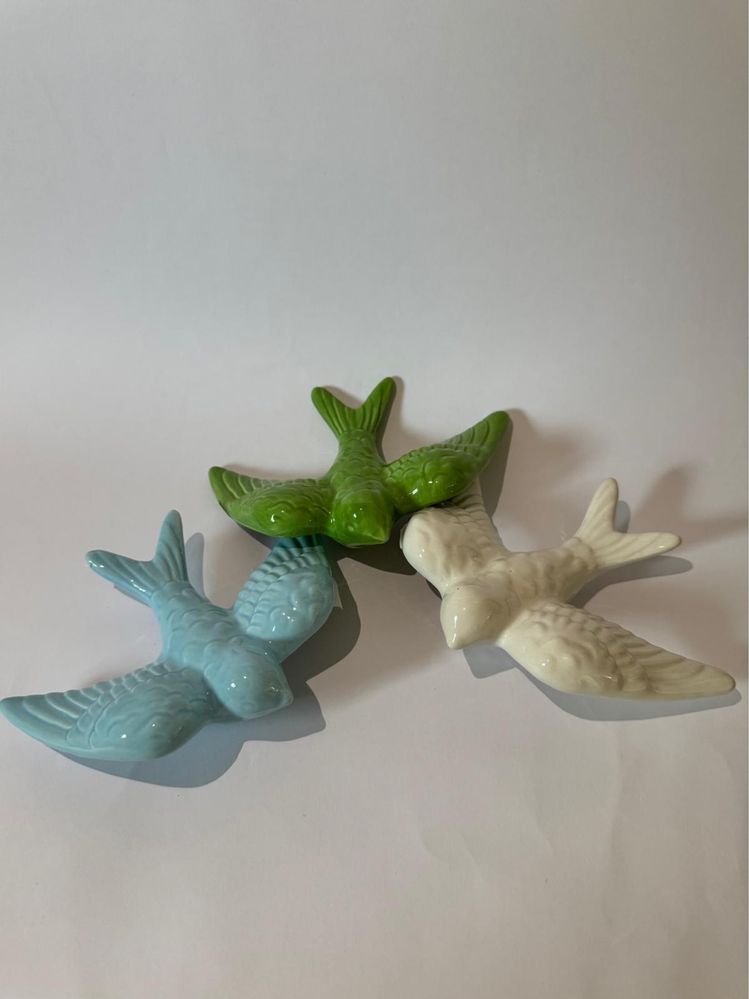 Andorinhas de Cerâmica 14 cm