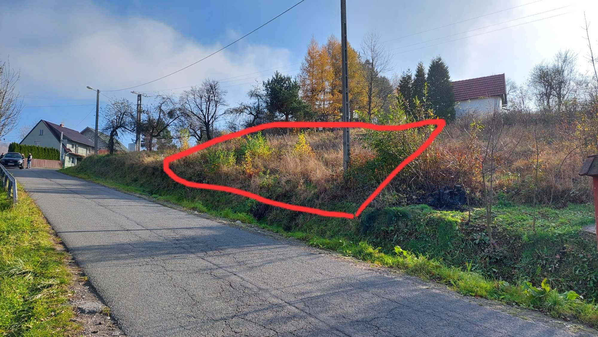 Działka widokowa z warunkami zabudowy