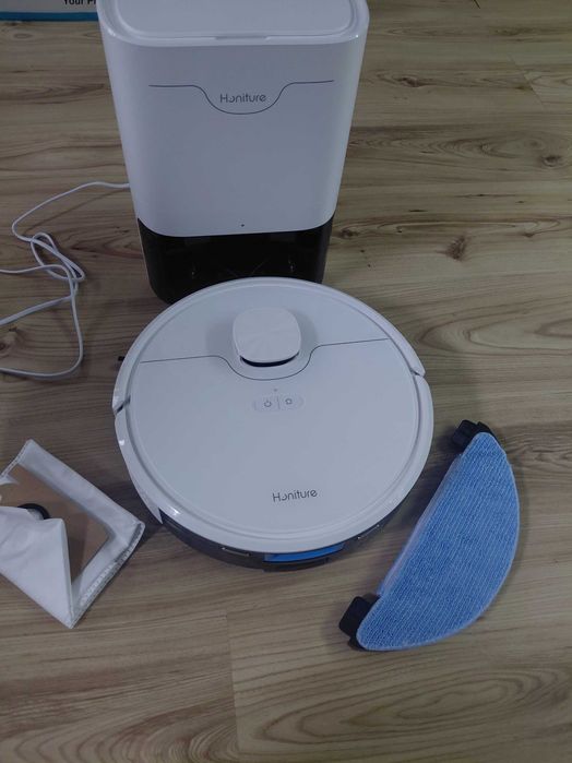 Robot sprzątający STACJA OPRÓŻNIANIA wifi mopowanie !!