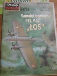 Mały Modelarz 5 6/95 samolot bombowy Łoś