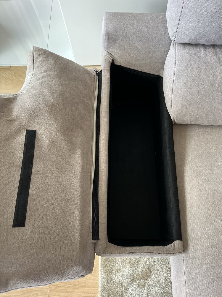 Sofá 3 lugares com chaise longue